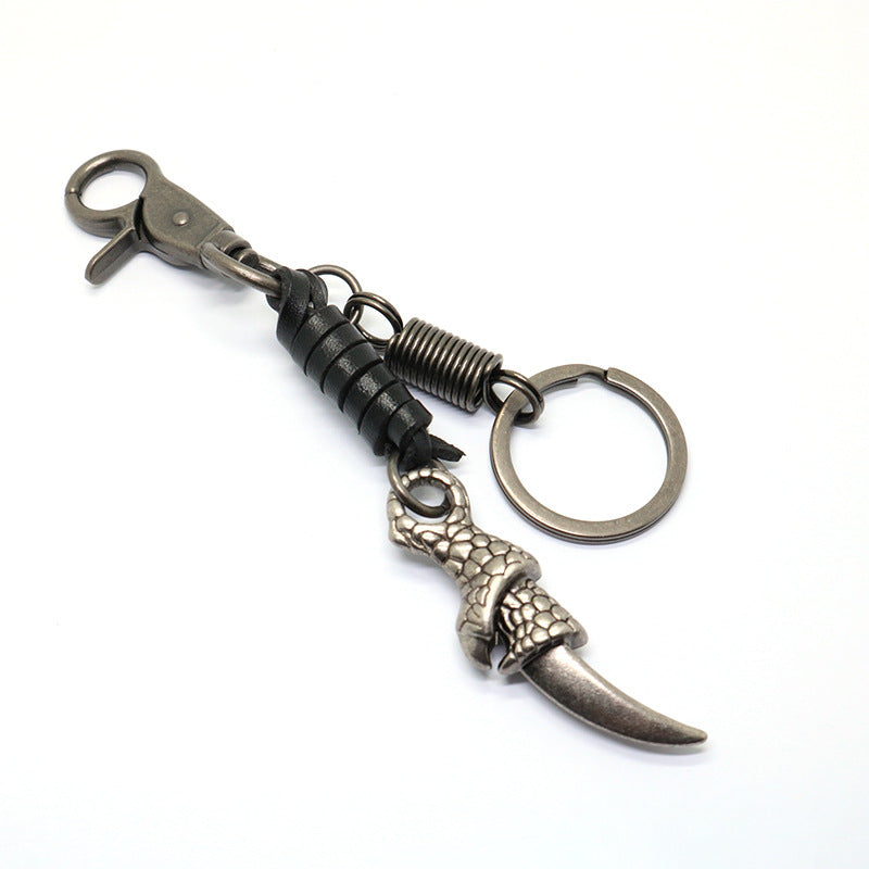 Wholesale Eagle Claw Pendant Pendant and Cowhide Keychain